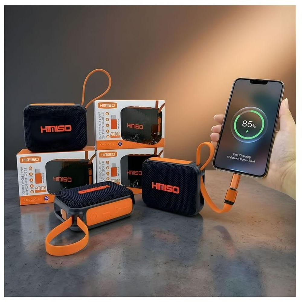 PARLANTE KIMISO INALAMBRICO INTELIGENTE CON BATERIA PORTATIL