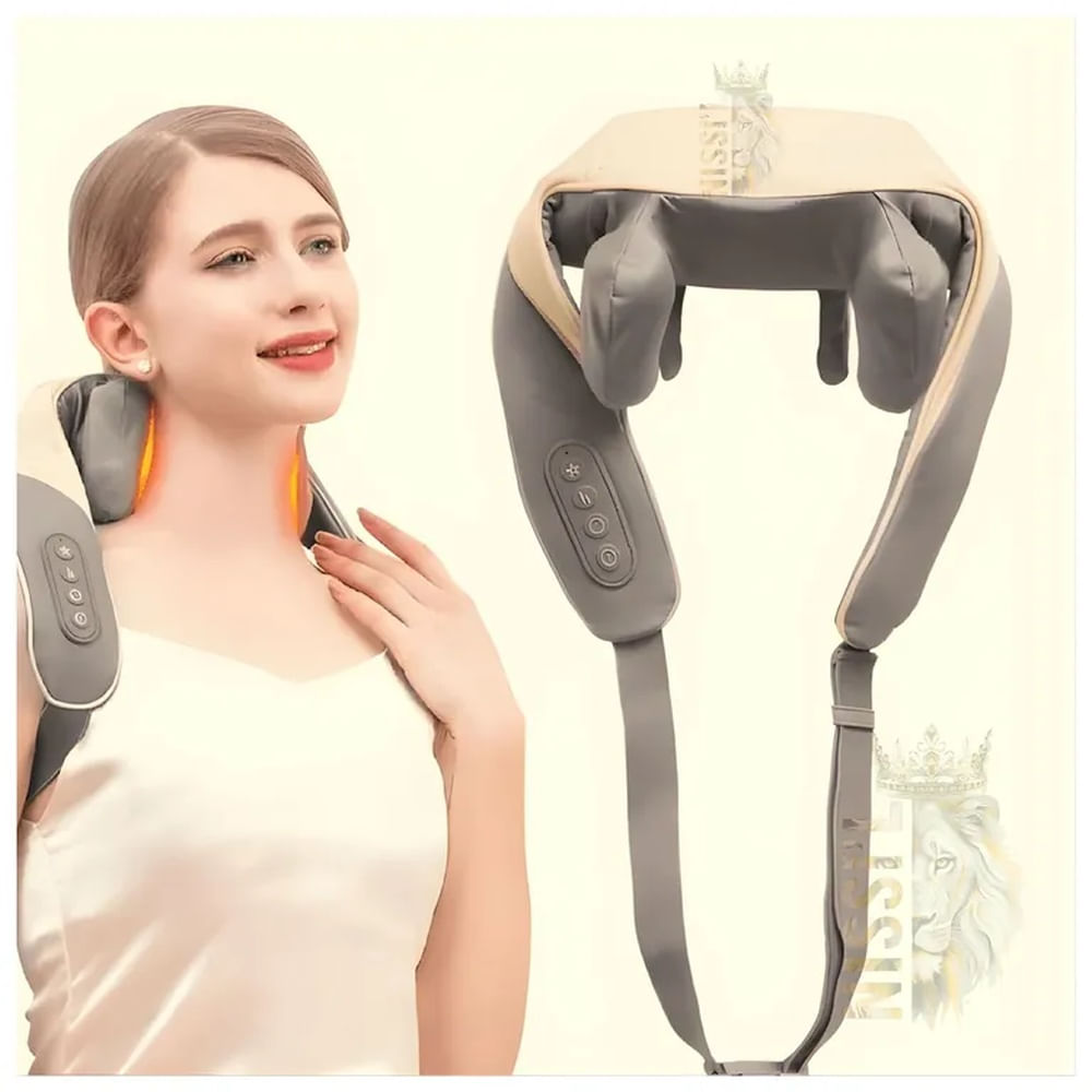 MASAJEADOR DE CUELLO Y ESPALDA RECARGABLE PREMIUN
