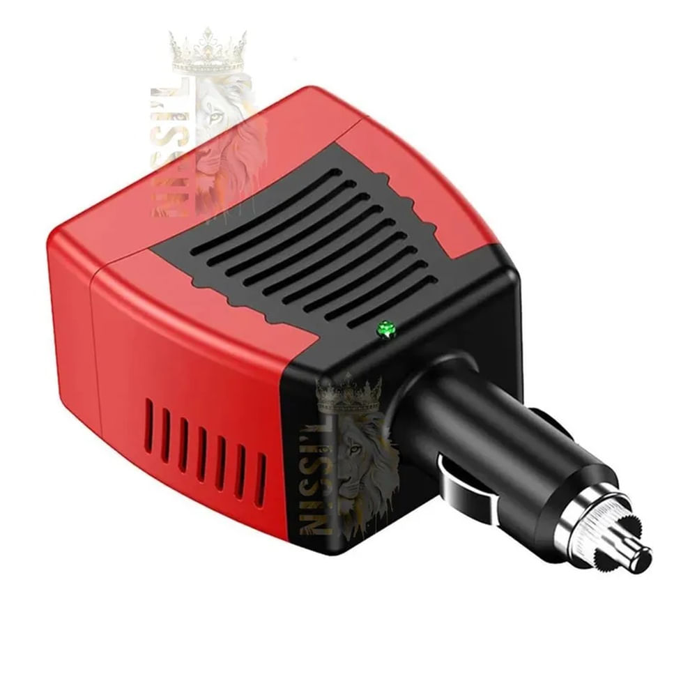 INVERSOR DE CORRIENTE PARA AUT0 DE 12V A 220V ENTRADA USB Y CARGADOR PREMIUN