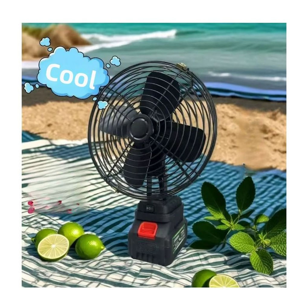 VENTILADOR PORTATIL CON DOBLE BATERIA