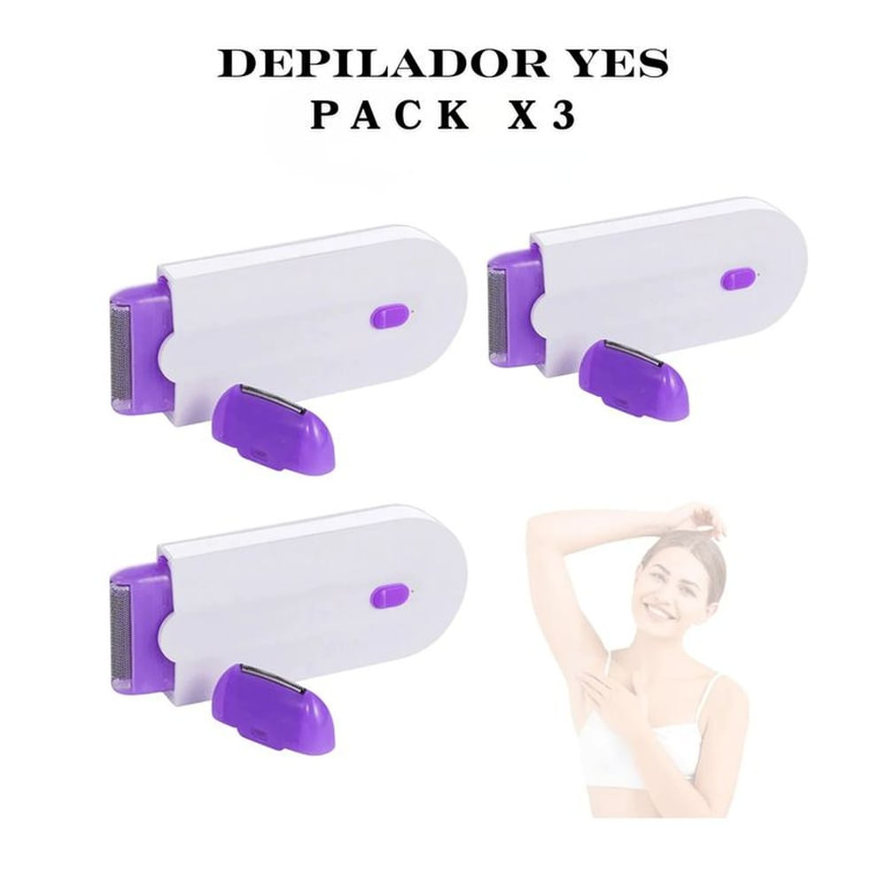 PACK X3 UNIDADES DEPILADOR YES - SOLUCION PERFECTA PARA UNA DEPILACION