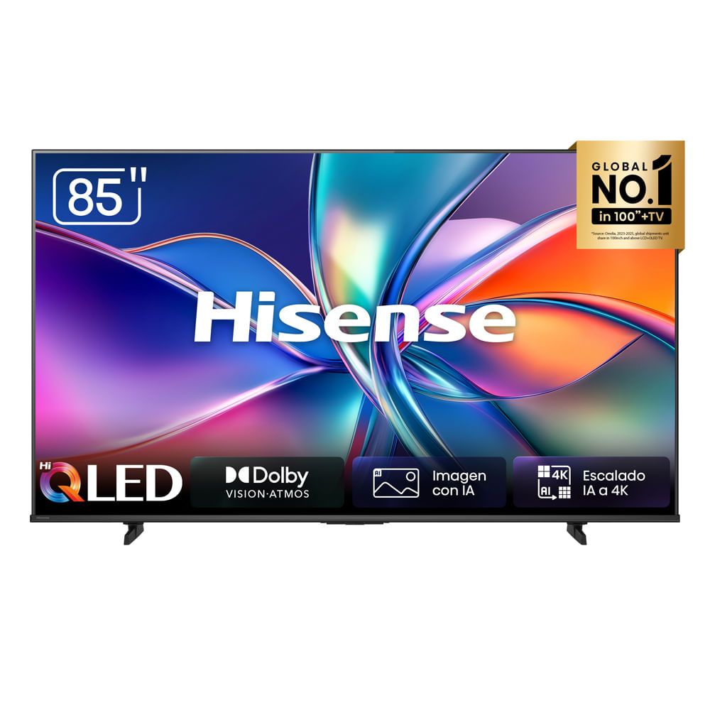 Televisor smart Hisense 85  4K UHD Hi-QLED Vidaa 85Q6QV