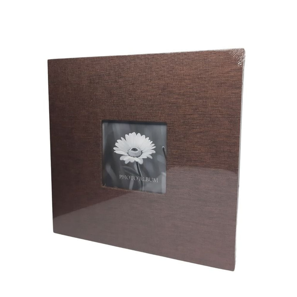 Album de Lino (MARRON) con ventana para 200 fotos 10x15