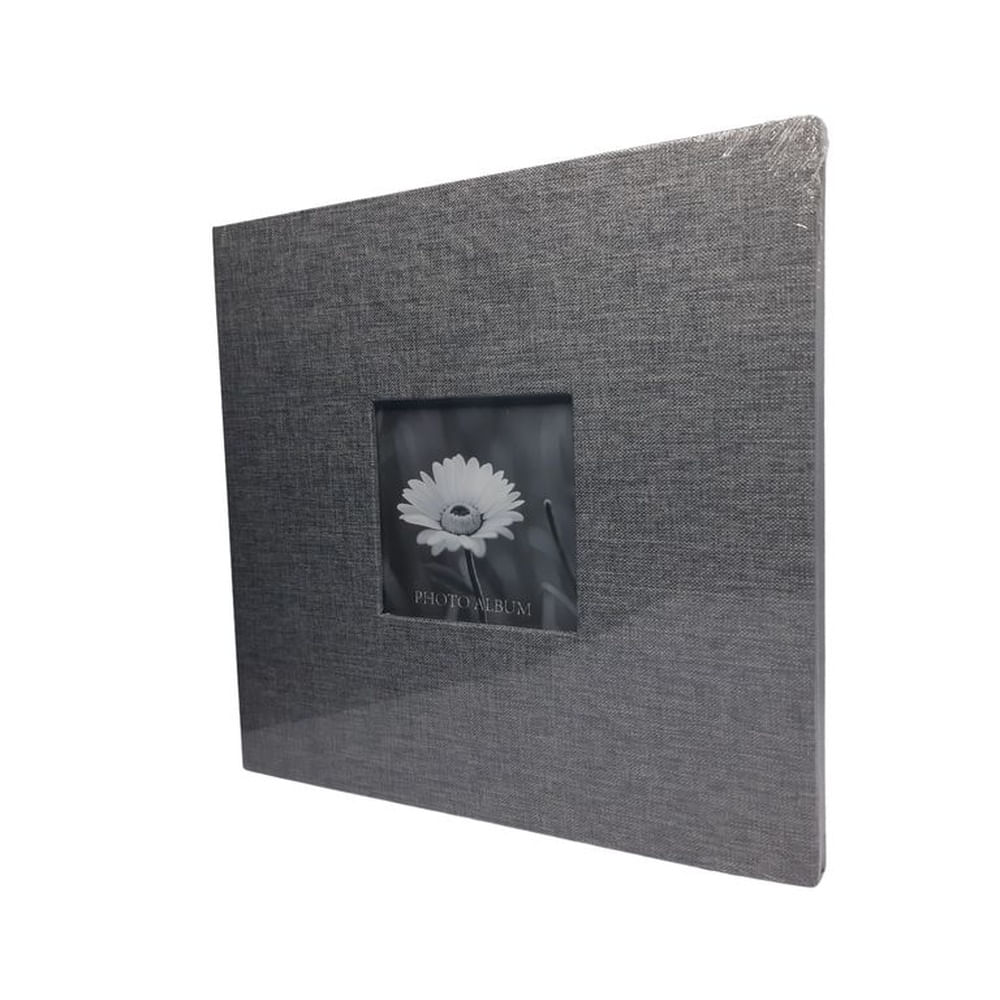 Album de Lino (Gris) con ventana para 200 fotos 10x15