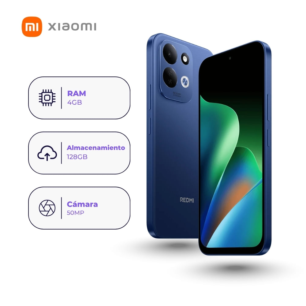 Xiaomi Redmi 17 128GB 4GB Ram Azul profundo