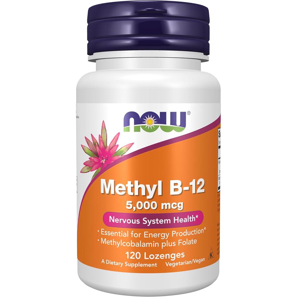 METIL B12 NOW FOODS 5000 MCG 120 PASTILLAS