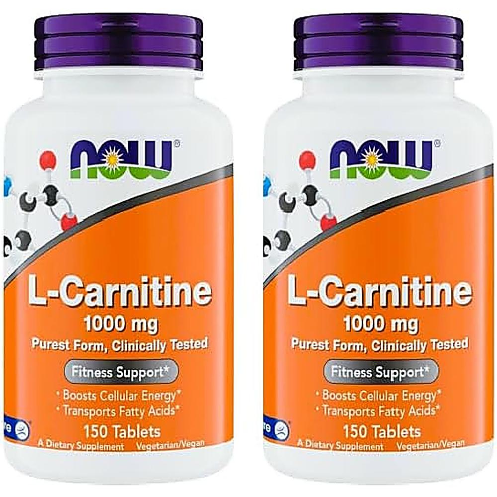 L-CARNITINA CARNIPURE NOW FOODS 1000 MG 150 TABLETAS | PACK 2