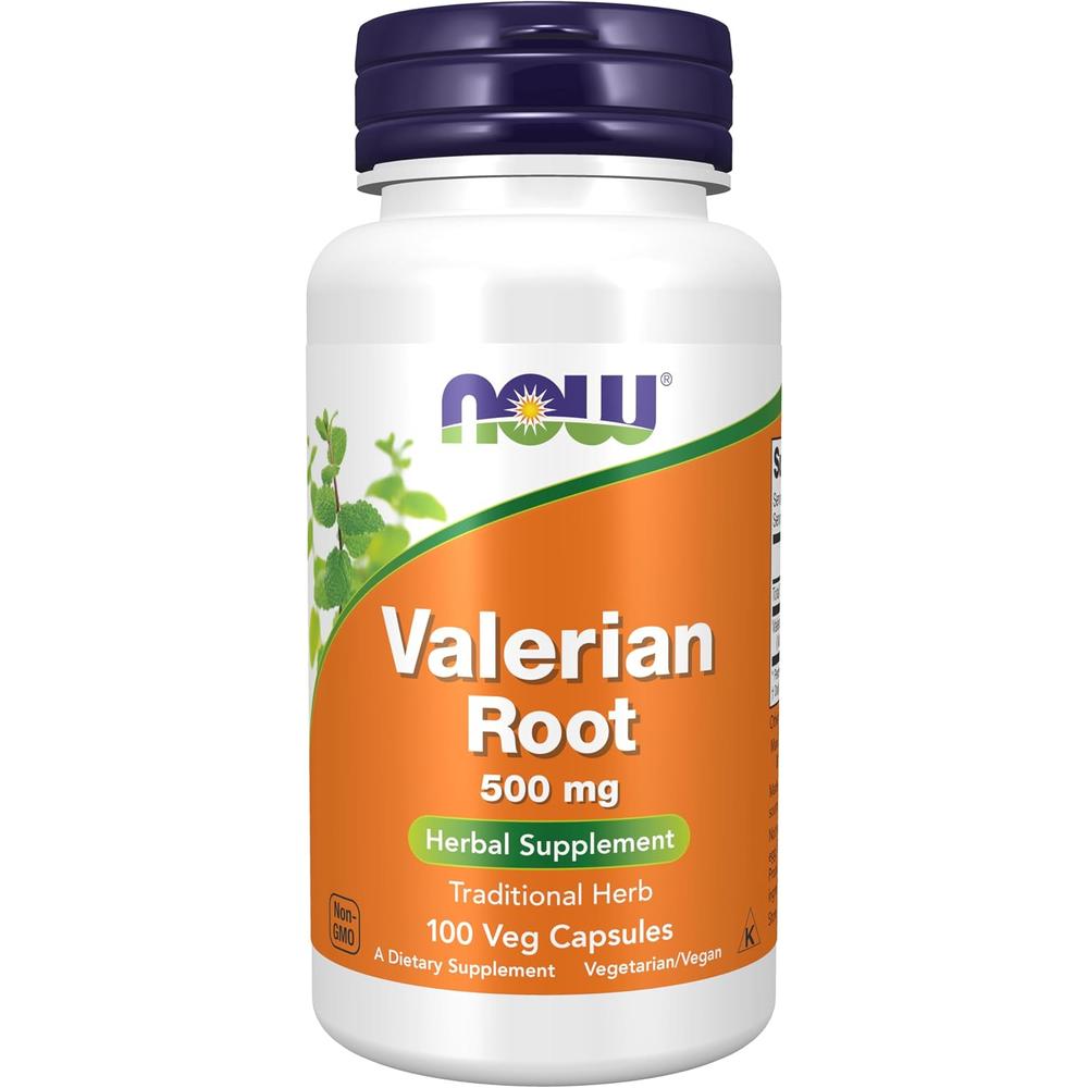 RAÍZ DE VALERIANA NOW FOODS 500 MG 100 CÁPSULAS