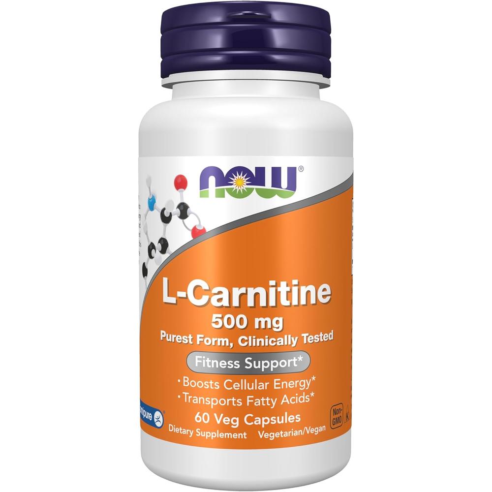 L-CARNITINA NOW FOODS 500 MG 60 CÁPSULAS