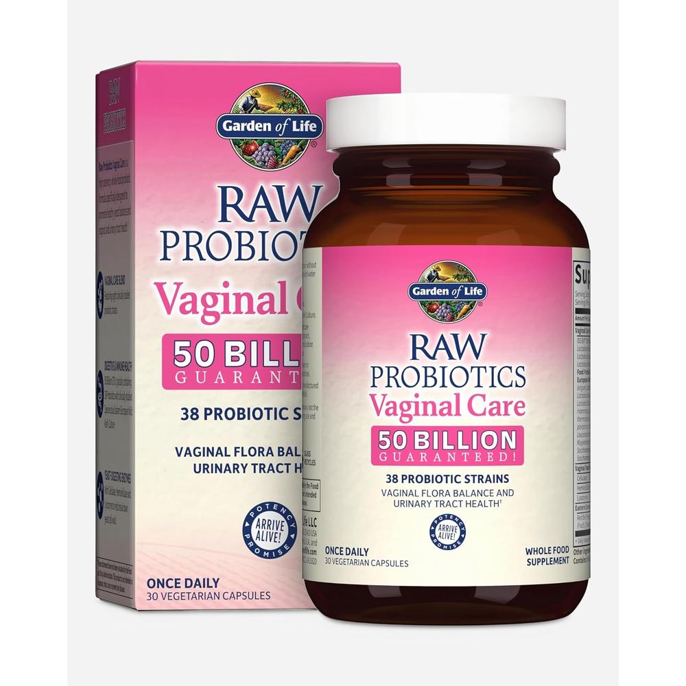 PROBIÓTICO GARDEN OF LIFE RAW CARE 50 BILLONES 38 CEPAS 30 CÁPSULAS