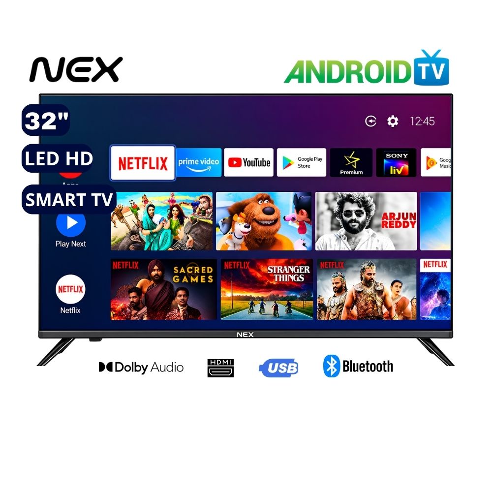 Televisor Nex 32 LED HD Smart TV TVLED32S - Android TV