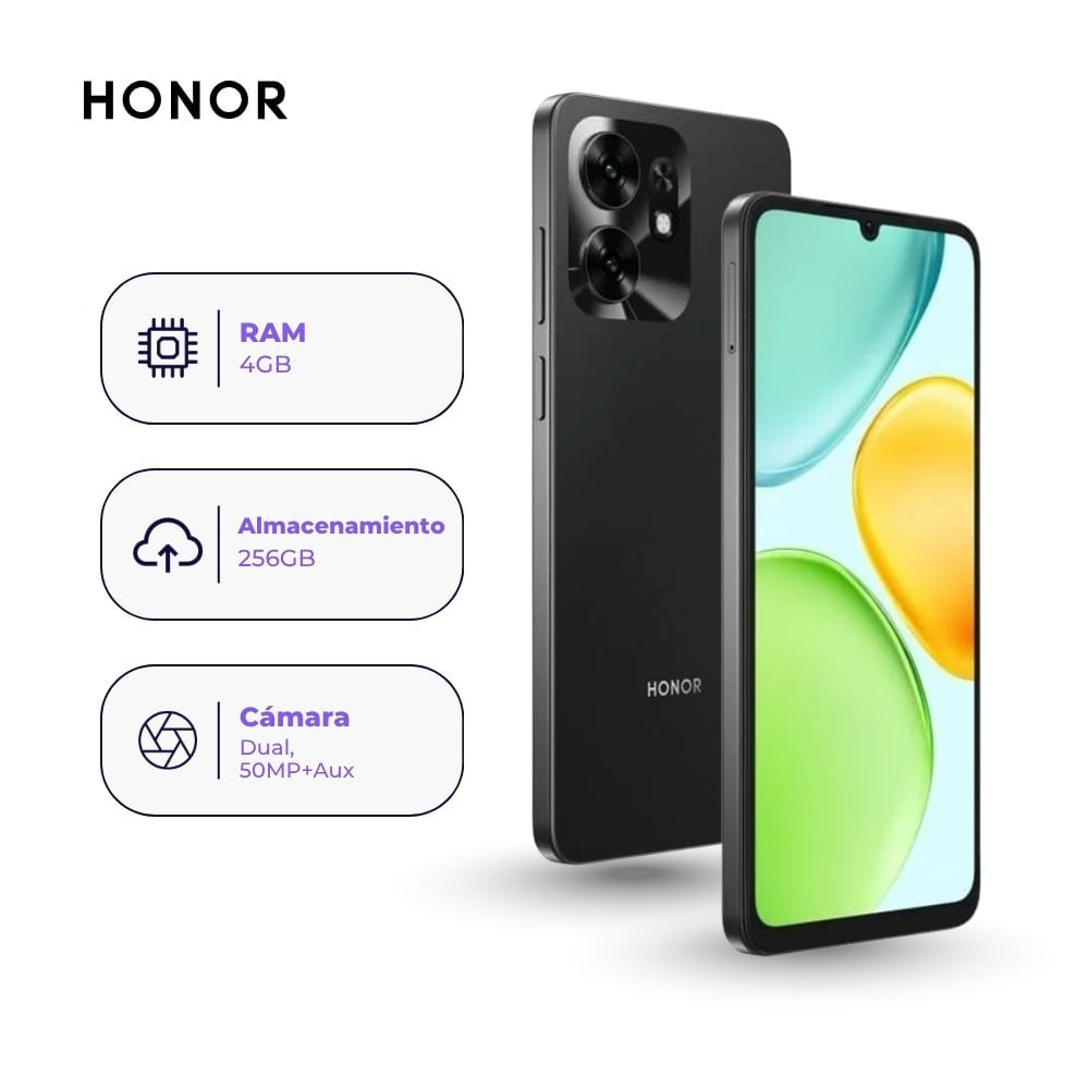 Honor X6d 256GB 4GB Ram Negro