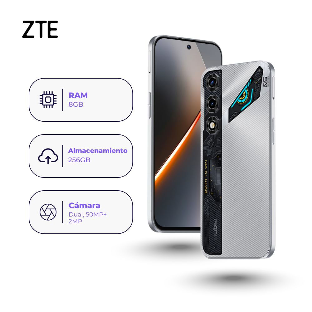 ZTE nubia Neo 5 256GB 8GB Ram Plateado