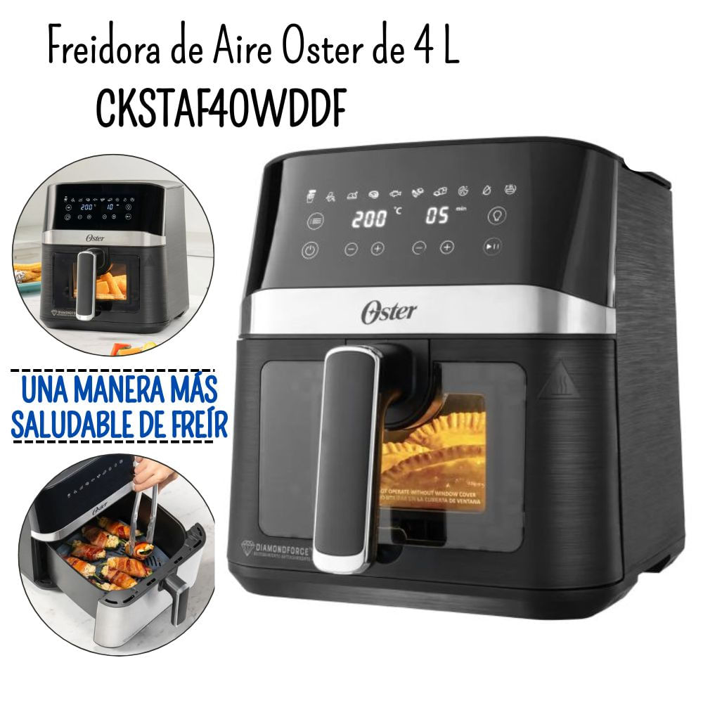 Freidora de Aire Digital Oster de 4 Lt CKSTAF40WDDF.
