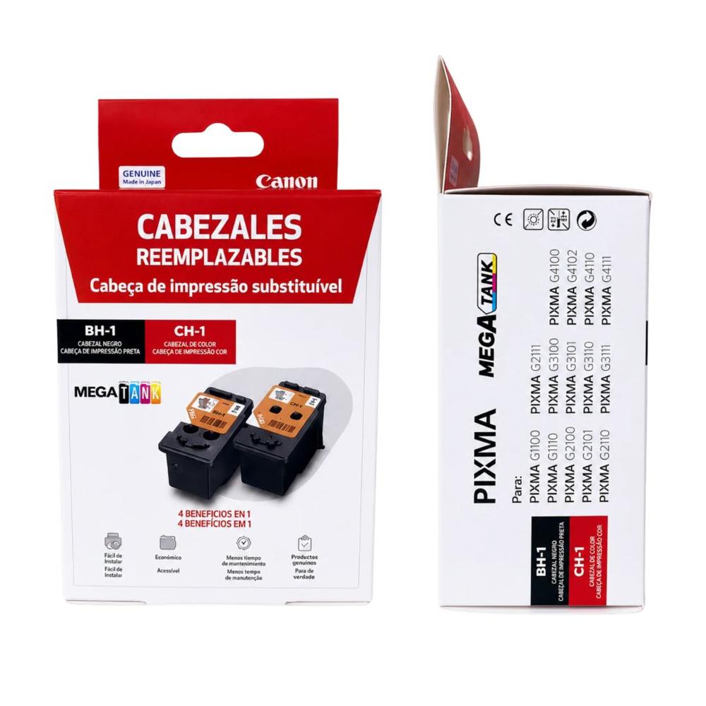 Cabezal Canon Combo Kit BH-1 Negro  CH-1 Color PIXMA Serie G