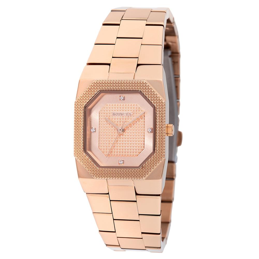 Reloj para mujer Invicta Cuadro - 27 mm. Oro rosa - 49867