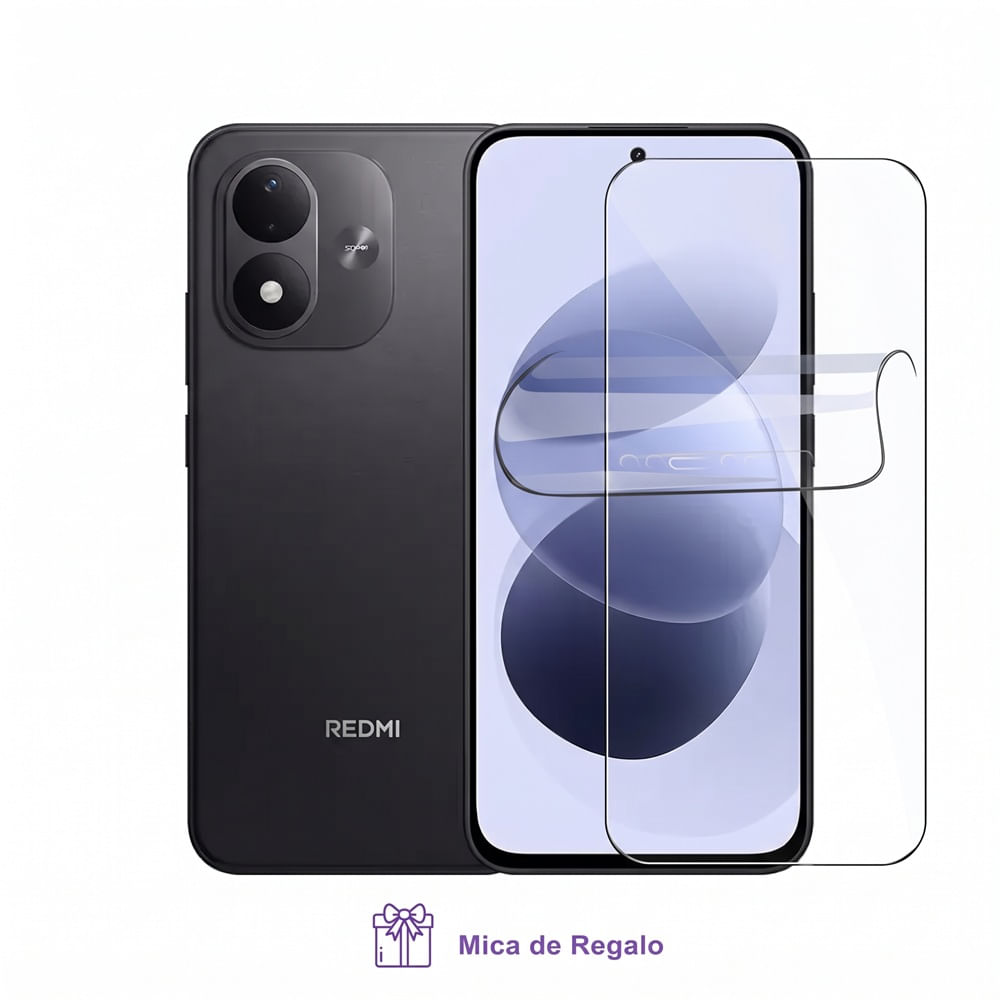 Redmi Note 17 4G 8GB Ram 256GB Rom Black con Mica Hidrogel Registrado
