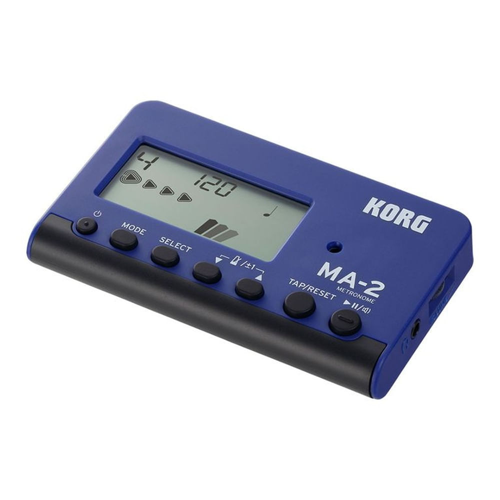 Metrónomo Digital Korg MA-2 Azul Negro MA-2-BLBK