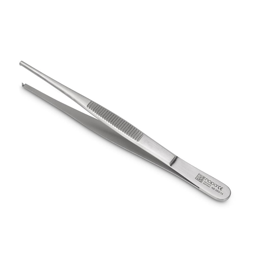 Pinza de Disección con Dientes 1x2 para Aprehensión de Tejidos 14.5 CM NOPA - AB060-14