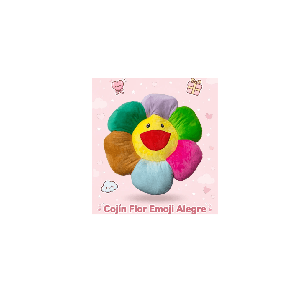 Cojín con Forma de Flor Sonriente Stock 10 U