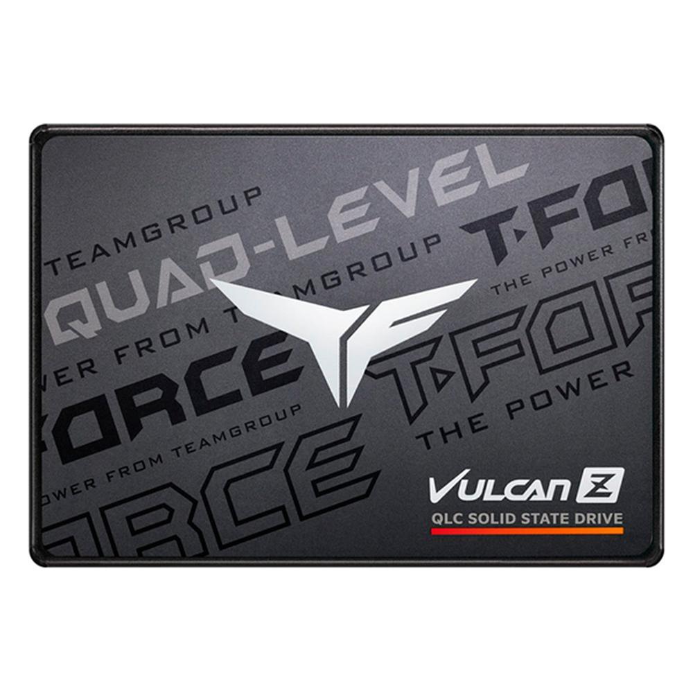 Disco Sólido SSD Teamgroup T-Force Vulcan Z QLC 512GB SATA 2.5 pulgadas Negro