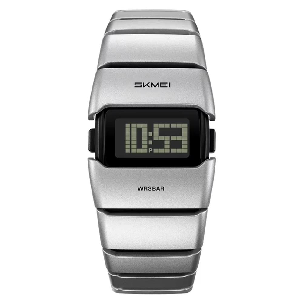 Reloj Skmei Drioid Hombre Digital Futurista Moderno Led Gris 2722