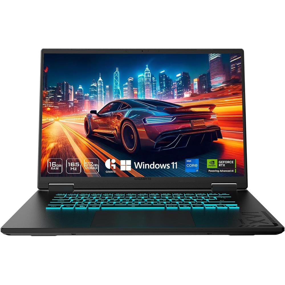 LAPTOP GIGABYTE GAMING A16 16? INTEL CORE I7 RTX 5050 16GB 512GB | NEGRO