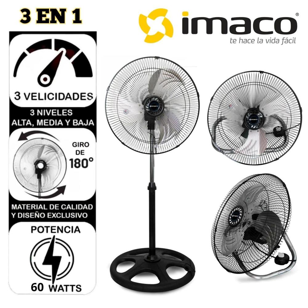 VENTILADOR 3 EN 1 IMACO FSM2060  20 PULGADAS