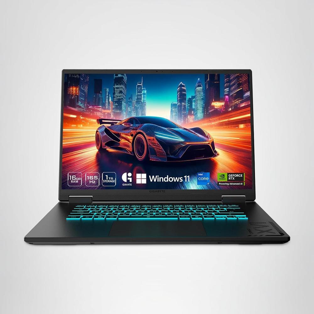 LAPTOP GIGABYTE GAMING A16 16? INTEL CORE I7 RTX 5060 16GB 1TB | NEGRO