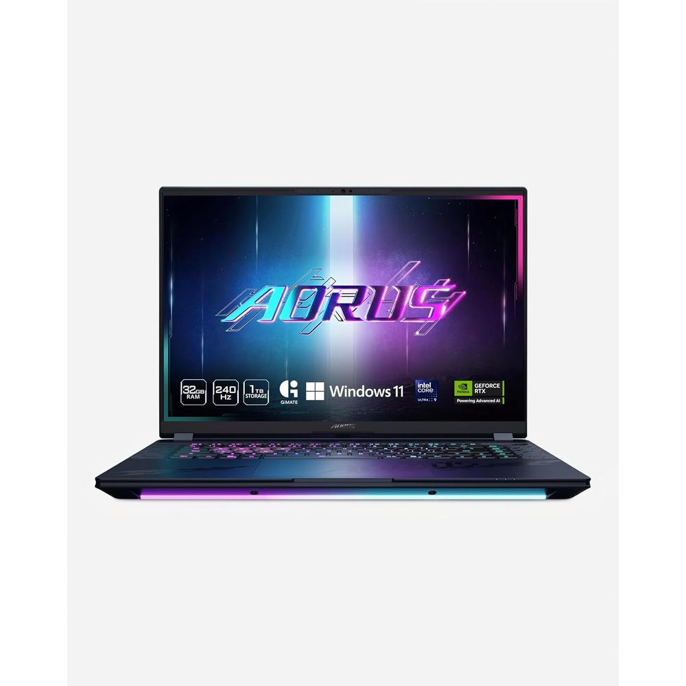 LAPTOP GIGABYTE AORUS MASTER 16 16? INTEL ULTRA 9 RTX 5070 TI 32GB 1TB | NEGRO