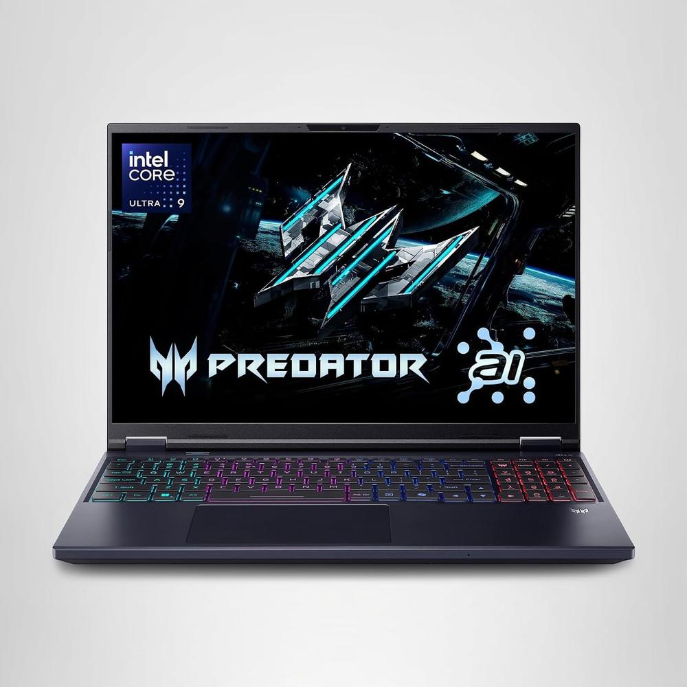 LAPTOP ACER PREDATOR HELIOS NEO 16 AI 16? INTEL ULTRA 9 RTX 5070 TI 16GB 1TB | NEGRO