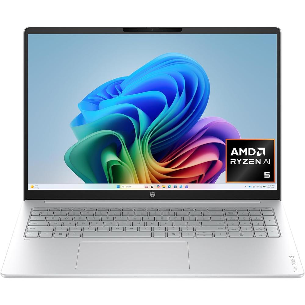 LAPTOP HP OMNIBOOK 3 16? RYZEN AI 5 16GB 512GB | PLATA GLACIAR