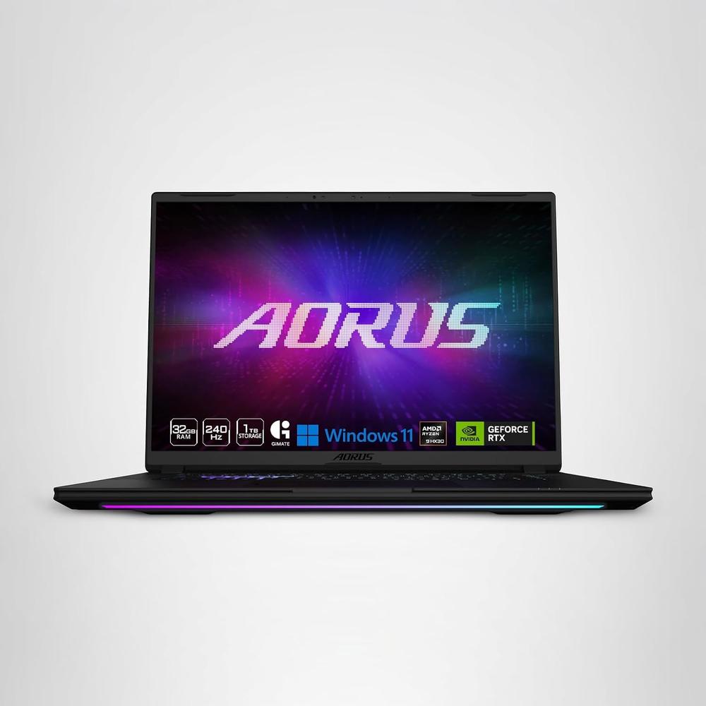 LAPTOP GIGABYTE AORUS MASTER 16 GEN 2 16? RYZEN 9 RTX 5080 32GB 1TB | NEGRO 5°