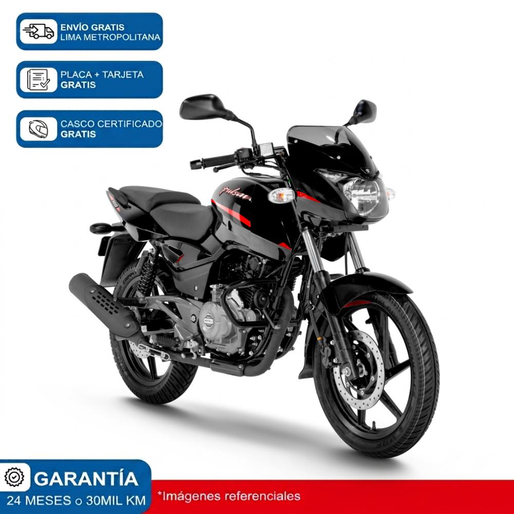 Moto Bajaj Pulsar 180 Neon Negro Rojo