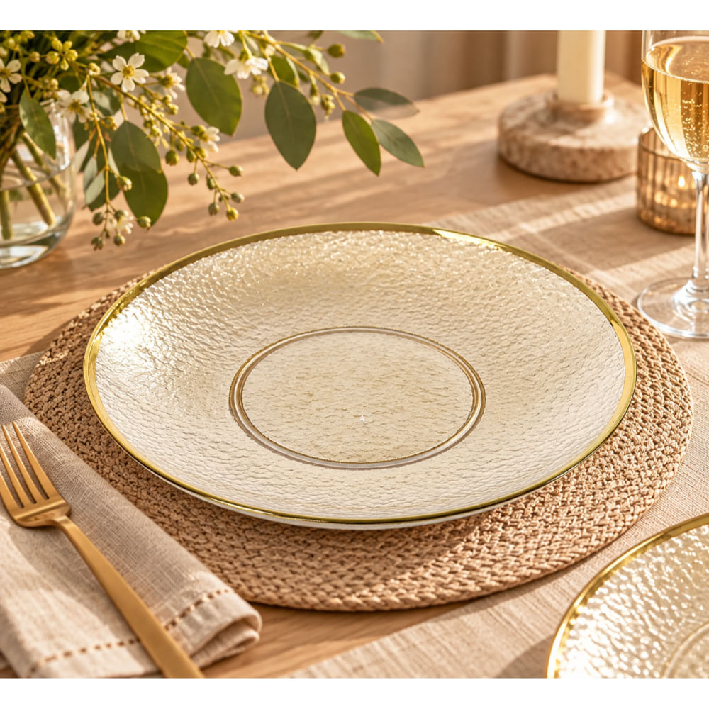 Plato Fondo Golden 27Cm