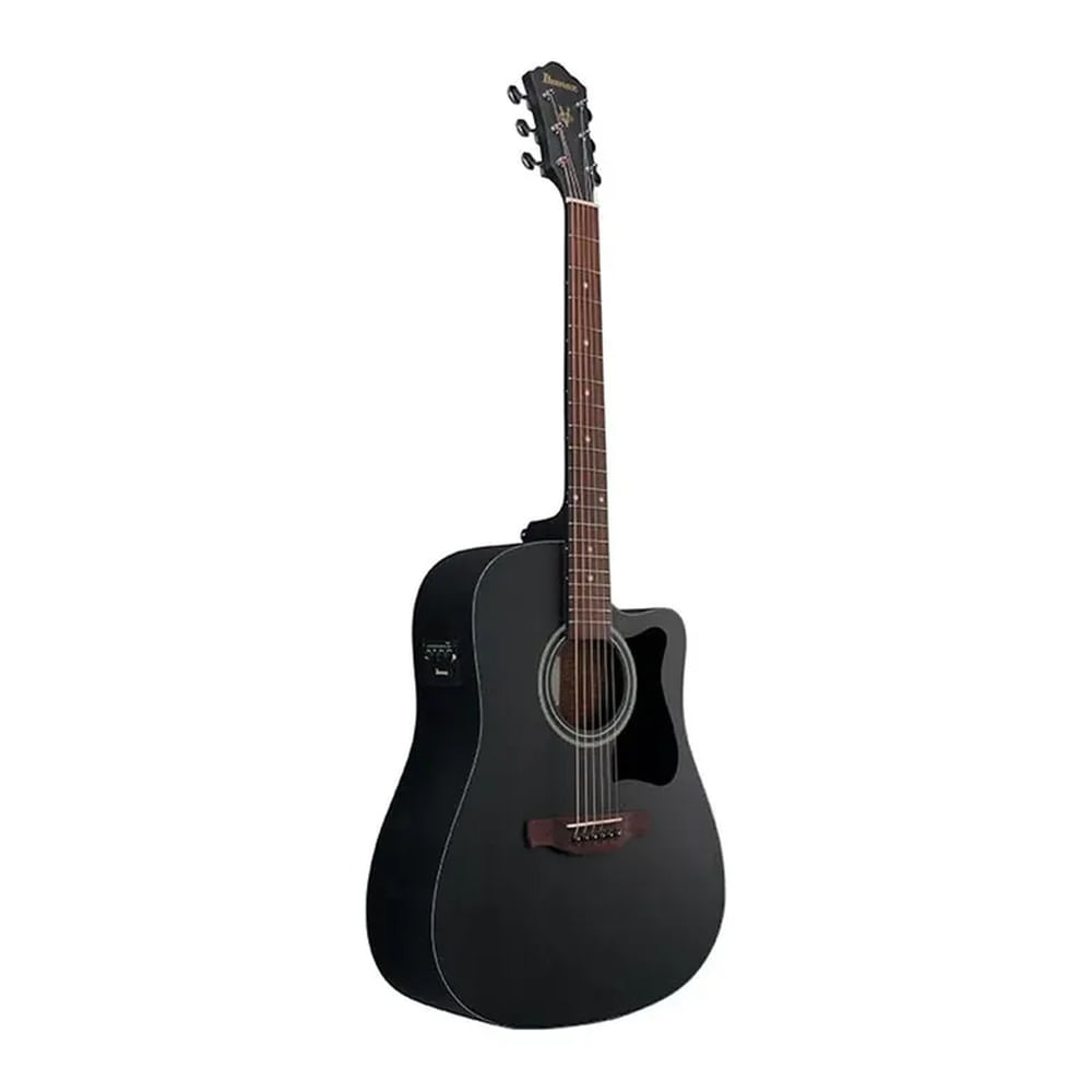 Guitarra Electroacústica Ibanez V44CE-WK Dreadnought Cutaway Weathered Black