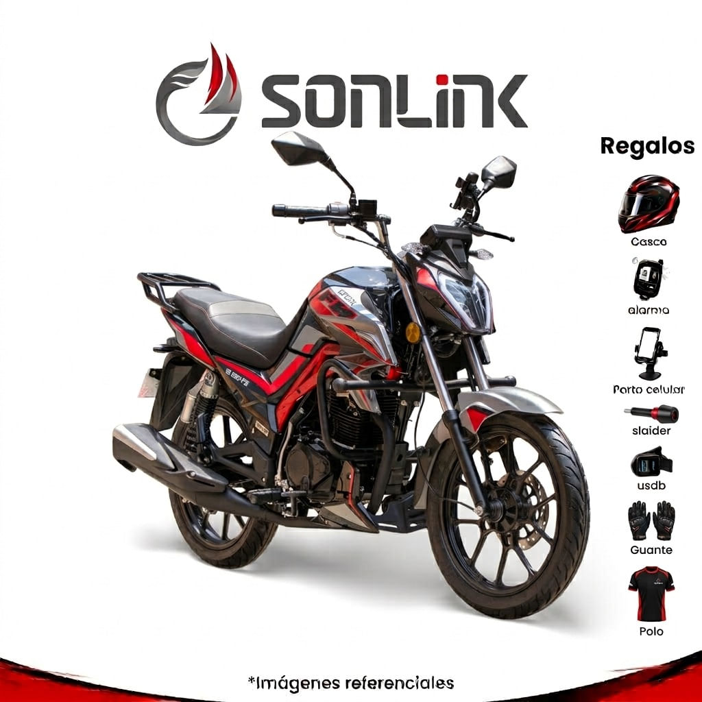 Motocicleta sonlink SL150-F5 150cc 5 velocidades luces Led 1