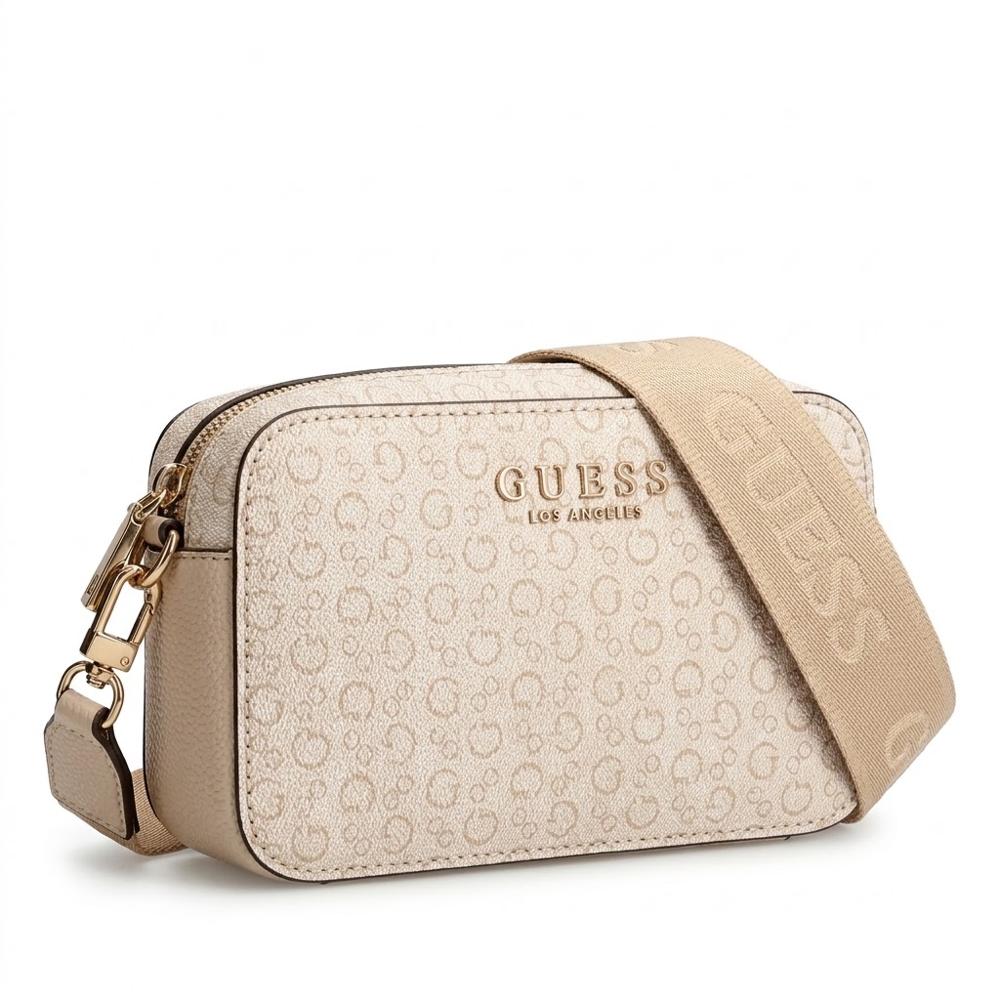 CARTERA MINI CROSSBODY GUESS AYDA BEIGE
