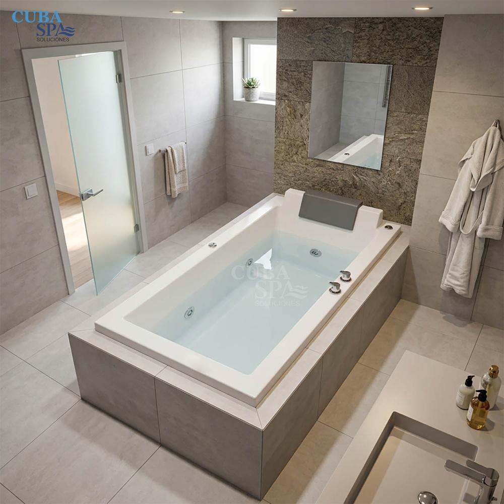TINA HIDROMASAJE ZEN 155X81 BLANCO