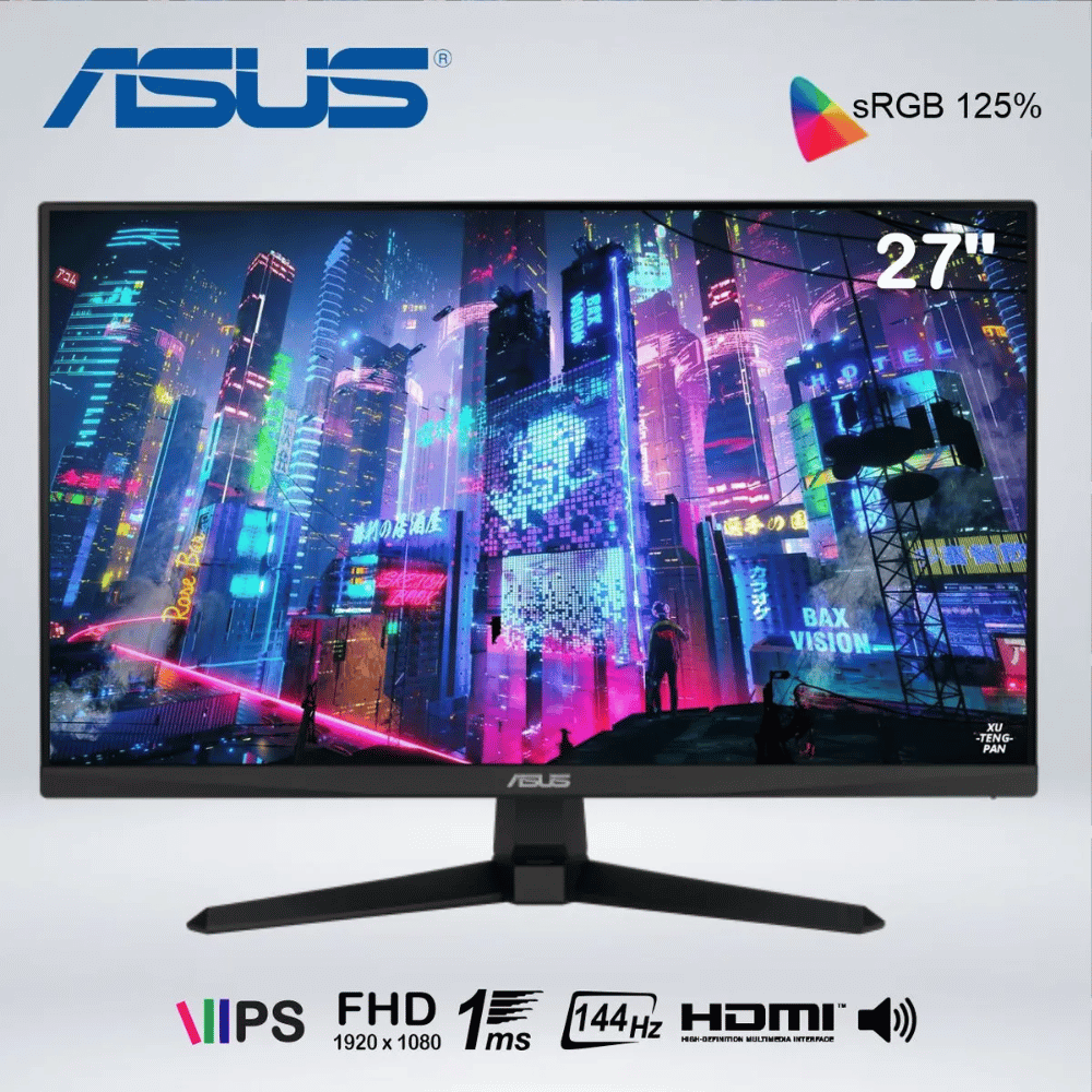 MONITOR GAMER VG279QE5A FULL HD 27'' IPS 144hz 1ms STEREO SPEAKER