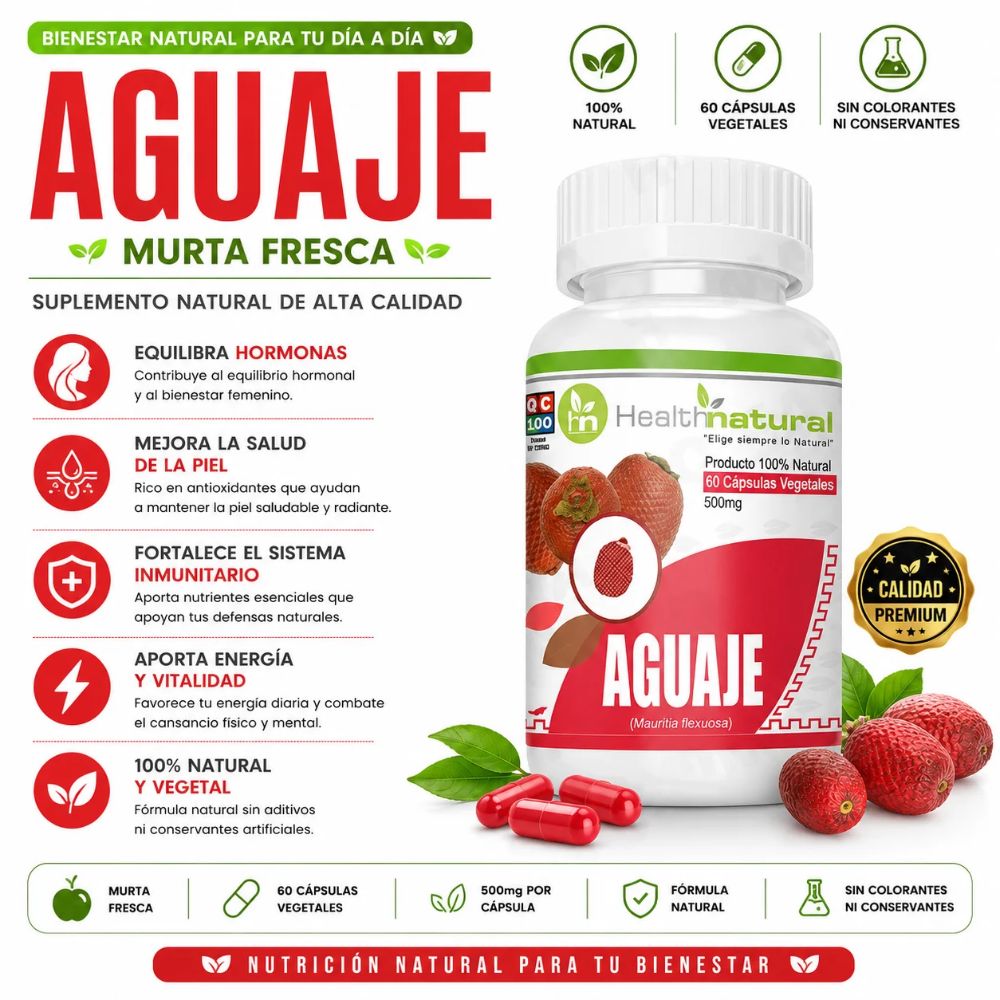 AGUAJE HEALTHNATURAL 500MG