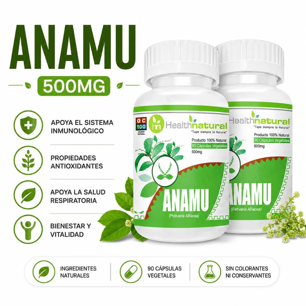 PACK 2 ANAMU HEALTHNATURAL 1000MG