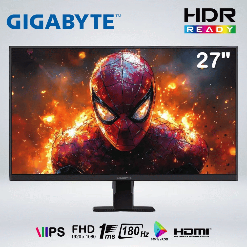 MONITOR GAMER GS27FA FULL HD 27''  IPS 180HZ 1MS HDR