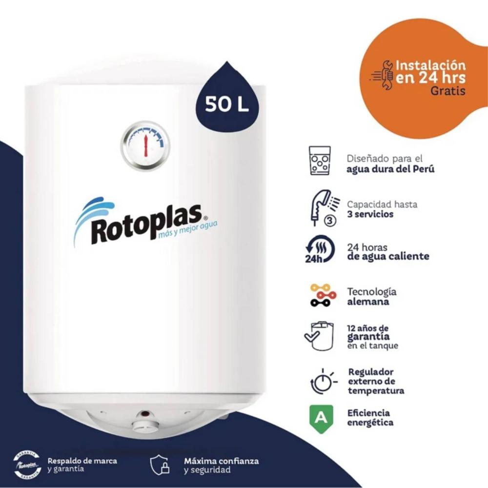 Terma Eléctrica Rotoplas Duraterma 50 Litros