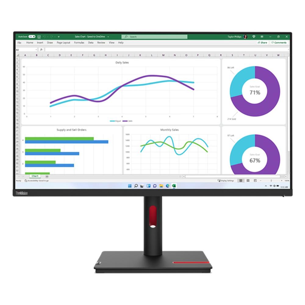 Monitor Lenovo ThinkVision IPS 31.5 pulgadas QHD 60Hz T32h-30