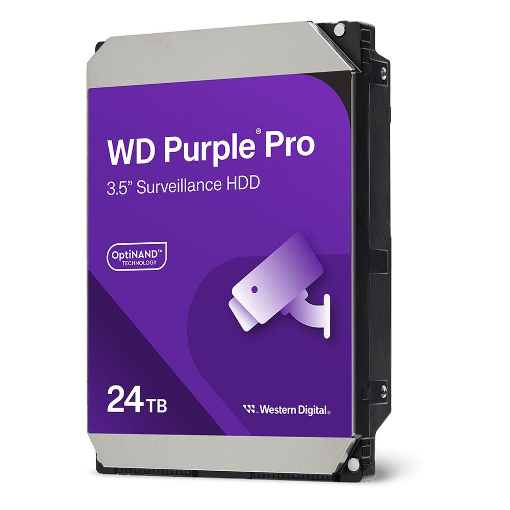 Disco Duro Interno Western Digital WD Purple Pro 24TB SATA 3.5 pulgadas 7200 RPM Morado