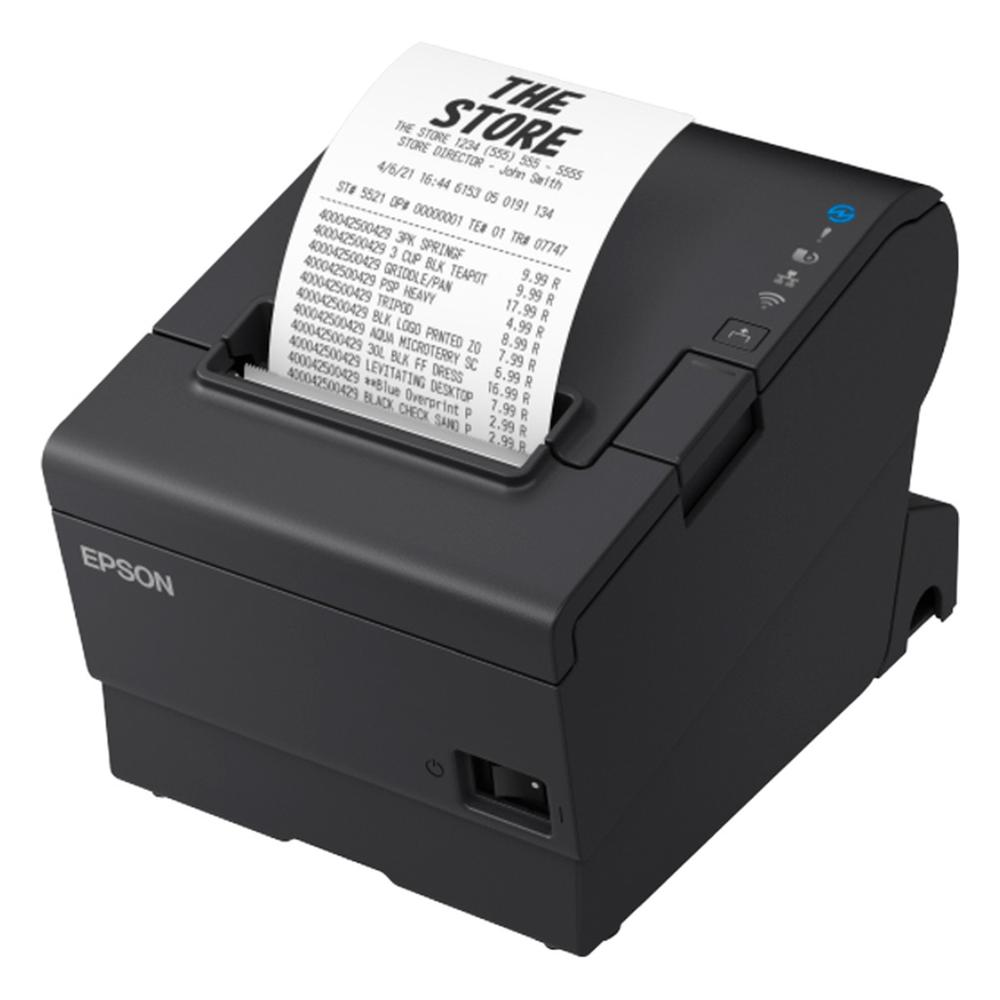 Impresora Térmica de Tickets Epson TM-T88VII USB Ethernet Serial 80 mm Negro