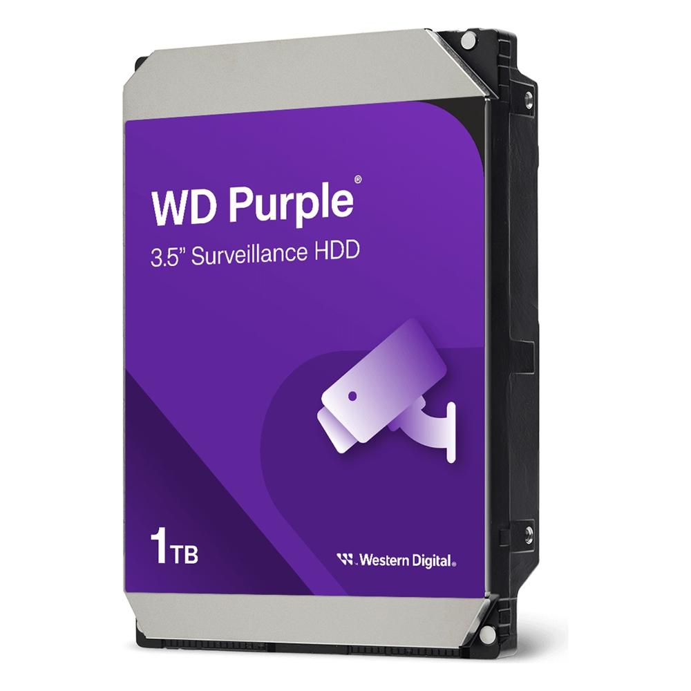 Disco Duro Interno Western Digital WD Purple 1TB SATA 3.5 pulgadas 5400 RPM Morado