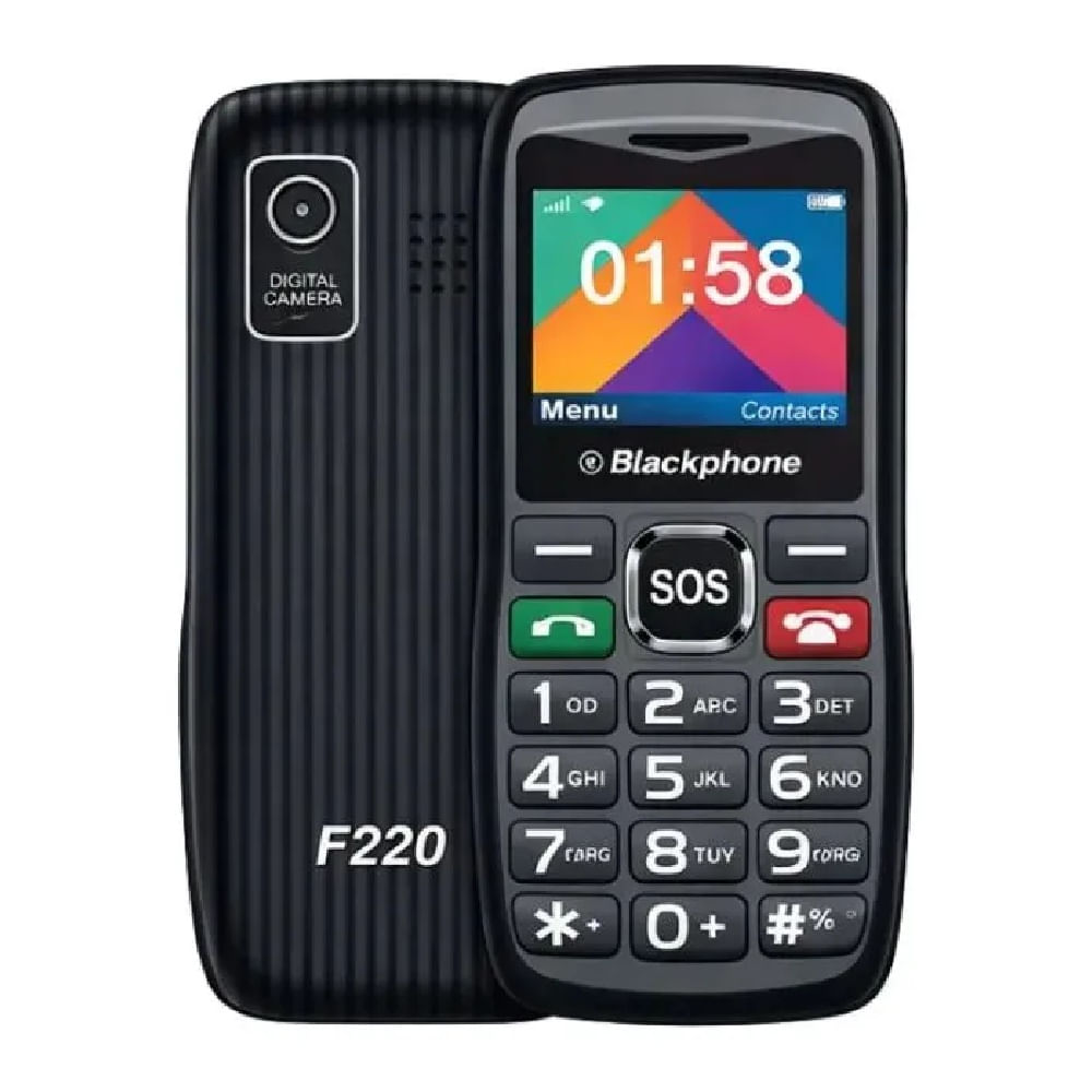 Celular Blackphone F220 4G de Teclado Físico con Conectividad Móvil y Radio FM