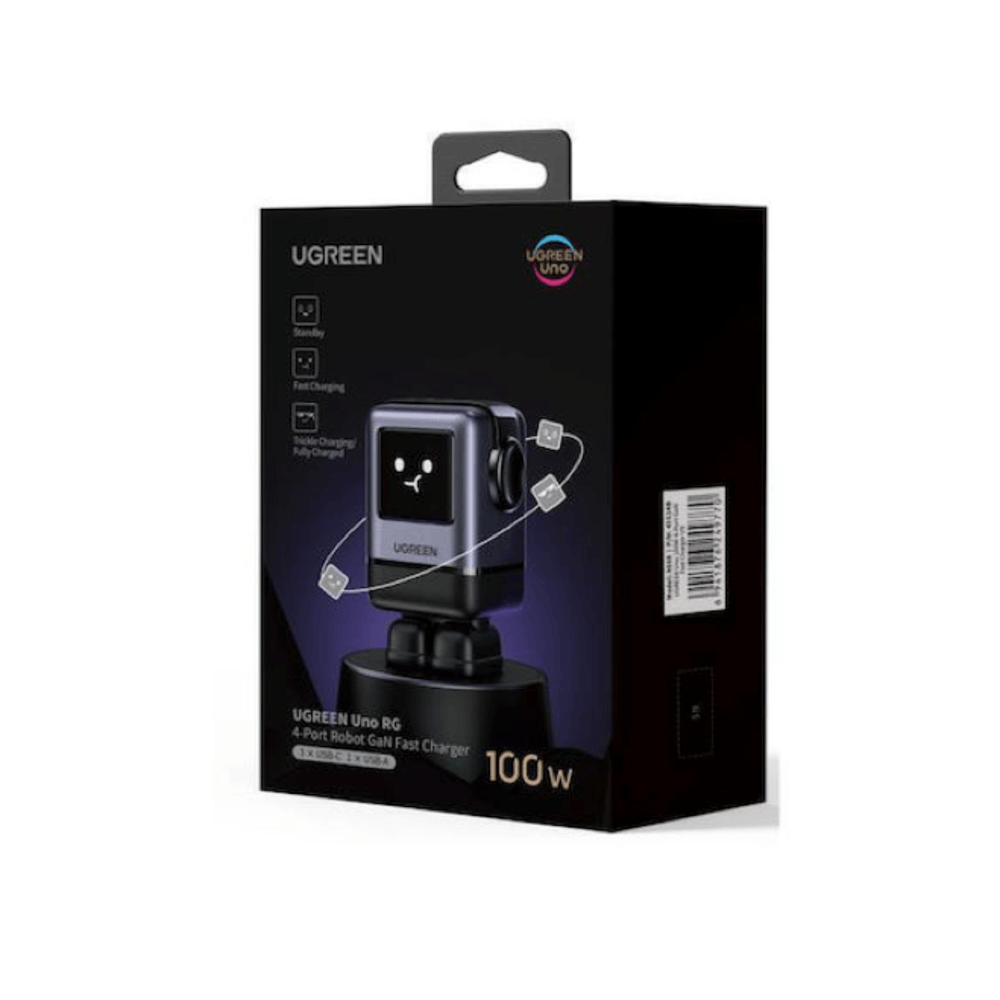 Cargador Robot 100W Original Ugreen de 4 entradas